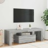 Meuble TV avec lumières LED sonoma gris 120x35x40 cm 613820613820
