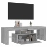 Meuble TV avec lumières LED sonoma gris 120x35x40 cm 613820613820