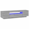 Meuble TV avec lumières LED Sonoma gris 160x35x40 cm 613826613826