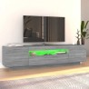 Meuble TV avec lumières LED Sonoma gris 160x35x40 cm 613826613826