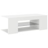 Meuble TV avec lumières LED Blanc 90x39x30 cm 613832613832
