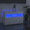 Meuble TV avec lumières LED blanc 60x35x40 cm 613833613833