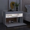 Meuble TV avec lumières LED blanc 60x35x40 cm 613833613833