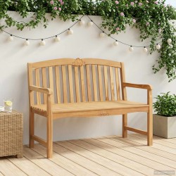 Banc en Bois Sculpté en Rose 114 x 60 x 95 cm Naturel 613835613835