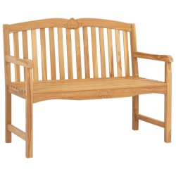 Banc en Bois Sculpté en Rose 114 x 60 x 95 cm Naturel 613835613835