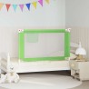 Barrière de sécurité de lit d'enfant Vert 120x25 cm Tissu 613839613839