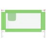 Barrière de sécurité de lit d'enfant Vert 120x25 cm Tissu 613839613839