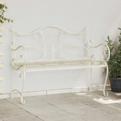 Banc de jardin 2-Nombre de places 114 x 56,5 x 90 cm Acier 613845613845