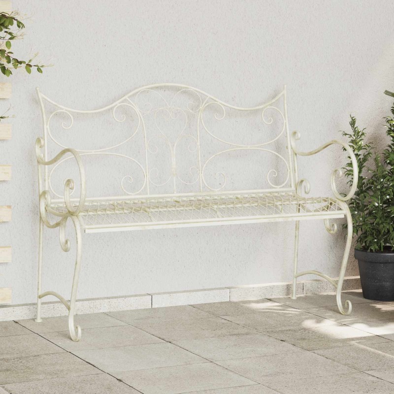 Banc de jardin 2-Nombre de places 114 x 56,5 x 90 cm Acier 613845613845