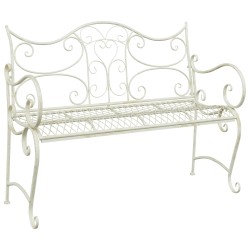 Banc de jardin 2-Nombre de places 114 x 56,5 x 90 cm Acier 613845613845