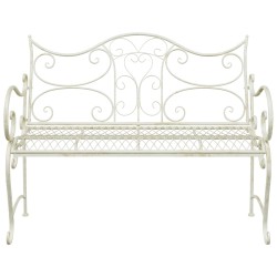 Banc de jardin 2-Nombre de places 114 x 56,5 x 90 cm Acier 613845613845