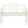 Banc de jardin 2-Nombre de places 114 x 56,5 x 90 cm Acier 613845613845