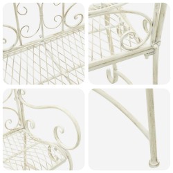 Banc de jardin 2-Nombre de places 114 x 56,5 x 90 cm Acier 613845613845