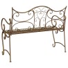 Banc de jardin 2-Nombre de places 114 x 56,5 x 90 cm Acier 613847613847