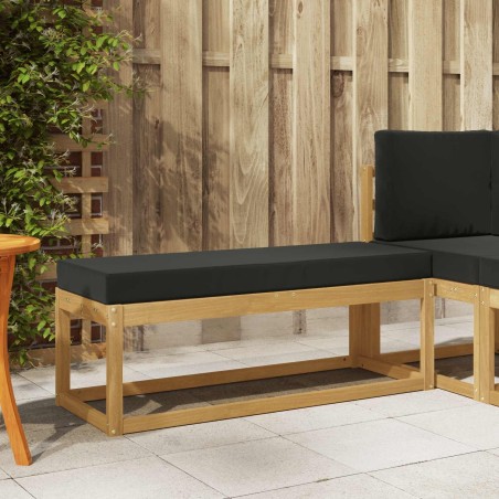 Banc de Jardin Blanc 115 x 43 x 45 cm Bois d'Acacia Massif 613854613854