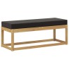 Banc de Jardin Blanc 115 x 43 x 45 cm Bois d'Acacia Massif 613854613854