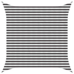 Voile d'ombre Anthracite et blanc 3,6 x 3,6 m HDPE 613858613858