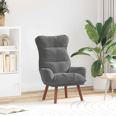 fauteuil Gris foncé 69 x 74 x 93 cm Velours 613859613859
