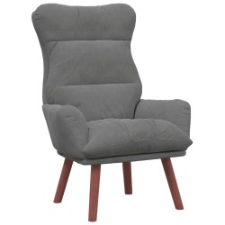 fauteuil Gris foncé 69 x 74 x 93 cm Velours 613859613859