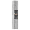 Armoire de bain Sonoma gris 30x30x183,5 cm Bois d'ingénierie 613860613860