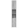 Armoire de bain Sonoma gris 30x30x183,5 cm Bois d'ingénierie 613860613860