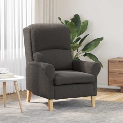 fauteuil Gris foncé Tissu en Sherpa doux 613861613861