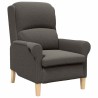 fauteuil Gris foncé Tissu en Sherpa doux 613861613861