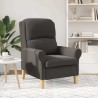 fauteuil Gris foncé Tissu en Sherpa doux 613861613861