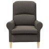 fauteuil Gris foncé Tissu en Sherpa doux 613861613861