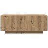 Meuble TV chêne artisanal 100x35x40 cm bois d'ingénierie 613864613864