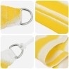 Voile d'ombre 5 x 6 x 6 m HDPE 613865613865