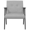 fauteuil Gris nuage tissu 613868613868
