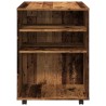 Armoire à roulettes vieux bois 60x53x72 cm bois d'ingénierie 613871613871