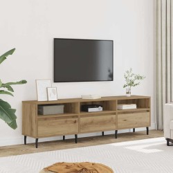 Meuble TV chêne artisanal 150x30x44,5 cm bois d'ingénierie 613872613872