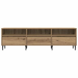 Meuble TV chêne artisanal 150x30x44,5 cm bois d'ingénierie 613872613872