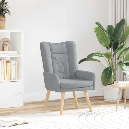 fauteuil Gris clair 63 x 67 x 94 cm Tissu et contreplaqué 613873613873