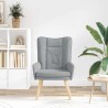 fauteuil Gris clair 63 x 67 x 94 cm Tissu et contreplaqué 613873613873