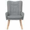 fauteuil Gris clair 63 x 67 x 94 cm Tissu et contreplaqué 613873613873