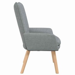 fauteuil Gris clair 63 x 67 x 94 cm Tissu et contreplaqué 613873613873