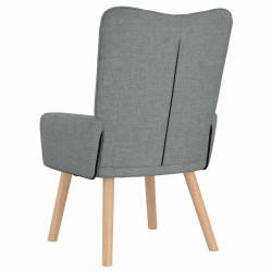fauteuil Gris clair 63 x 67 x 94 cm Tissu et contreplaqué 613873613873
