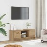 Meuble TV chêne artisanal 102x30x37,5 cm bois d'ingénierie 613874613874