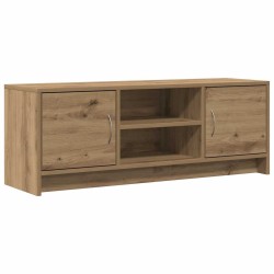 Meuble TV chêne artisanal 102x30x37,5 cm bois d'ingénierie 613874613874