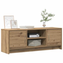 Meuble TV chêne artisanal 102x30x37,5 cm bois d'ingénierie 613874613874