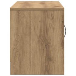 Meuble TV chêne artisanal 102x30x37,5 cm bois d'ingénierie 613874613874