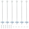 Ancre de terre 6 pcs Argenté Ø10 x 60 cm Métal galvanisé 613876613876