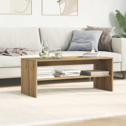 Meuble TV chêne artisanal 100x40x40 cm bois d'ingénierie 613877613877