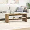 Meuble TV chêne artisanal 100x40x40 cm bois d'ingénierie 613877613877