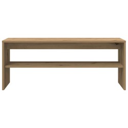 Meuble TV chêne artisanal 100x40x40 cm bois d'ingénierie 613877613877