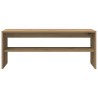 Meuble TV chêne artisanal 100x40x40 cm bois d'ingénierie 613877613877