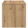 Meuble TV chêne artisanal 100x40x40 cm bois d'ingénierie 613877613877